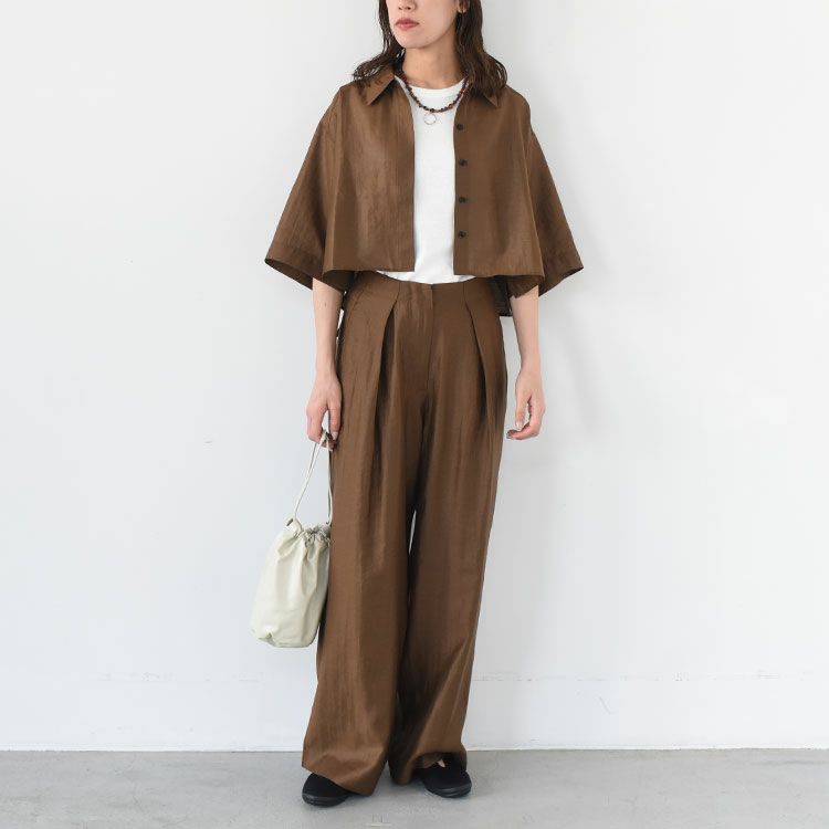 Sheer Tuck Pants シアータックパンツ