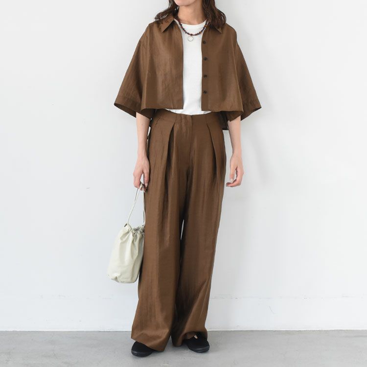 Sheer Tuck Pants シアータックパンツ