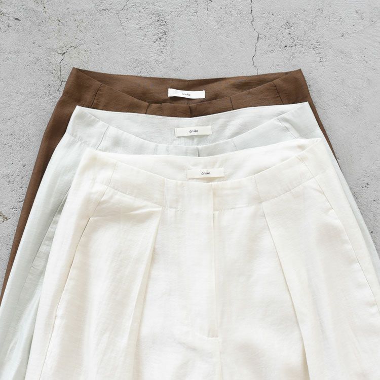 Sheer Tuck Pants シアータックパンツ