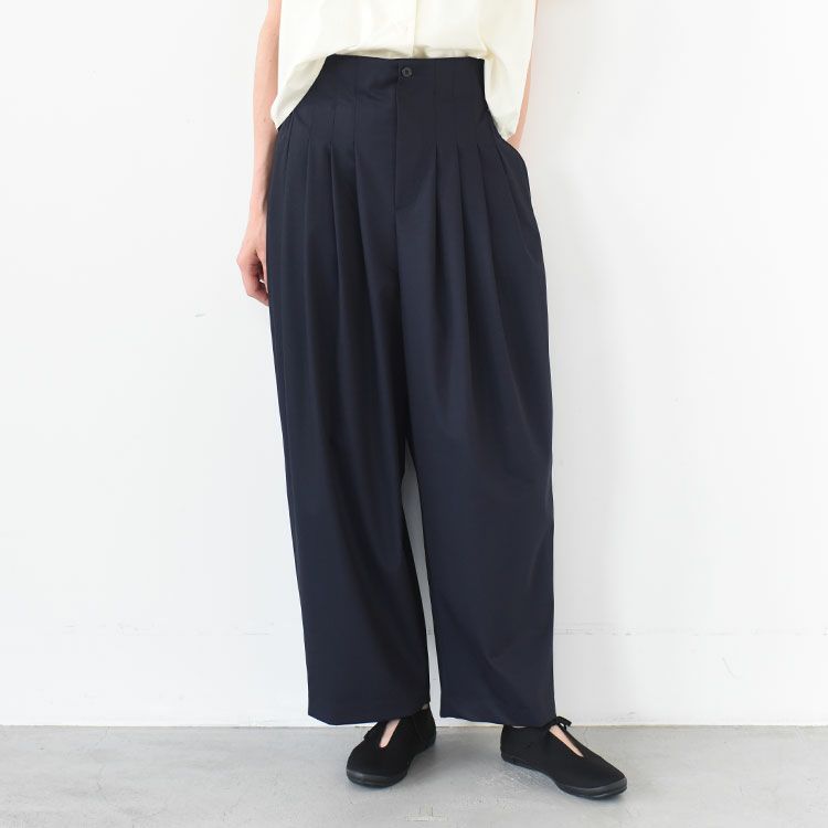 high waist tuck PT ハイウエストタックパンツ