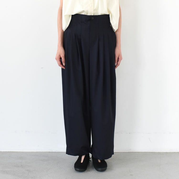 high waist tuck PT ハイウエストタックパンツ