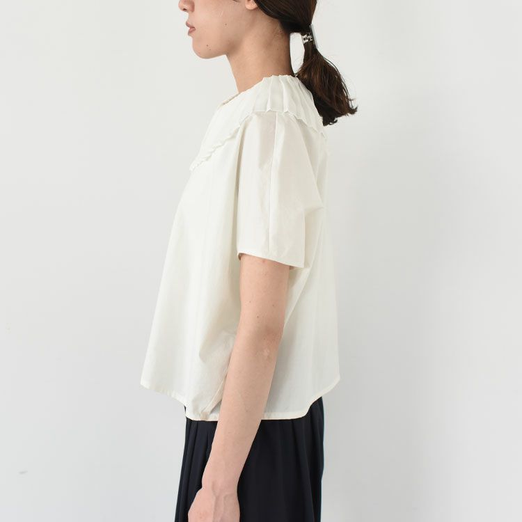 pleats collar shirt プリーツカラーシャツ