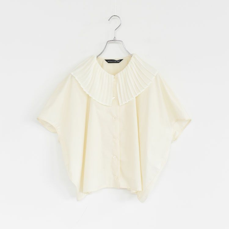 pleats collar shirt プリーツカラーシャツ