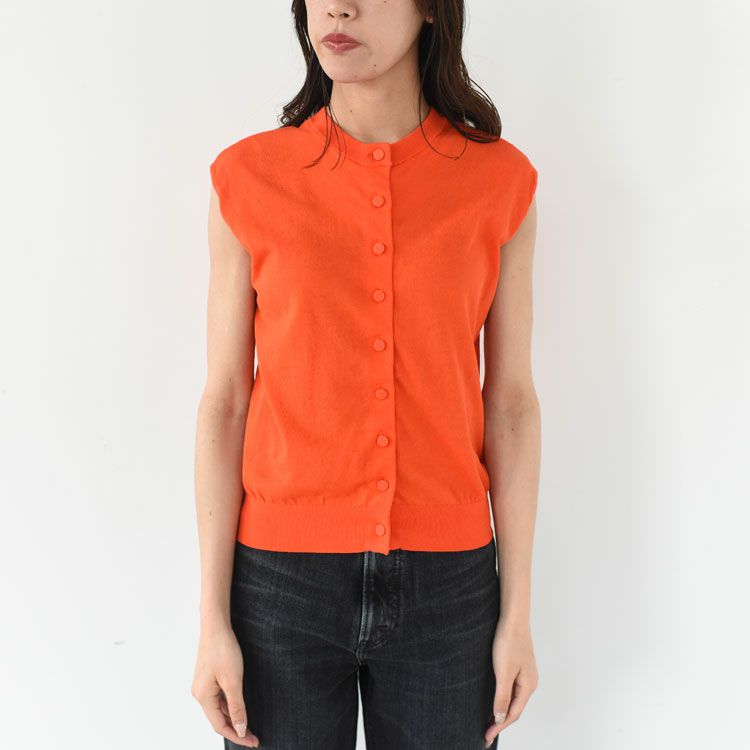 ICE COTTON KNIT SLEEVELESS TOP アイスコットンニットスリーブレストップ