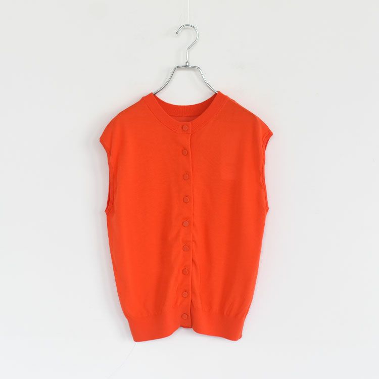 ICE COTTON KNIT SLEEVELESS TOP アイスコットンニットスリーブレストップ