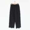 sheer cotton 3D embroidery easy pants シアーコットン3Dエンブロイダリーイージーパンツ