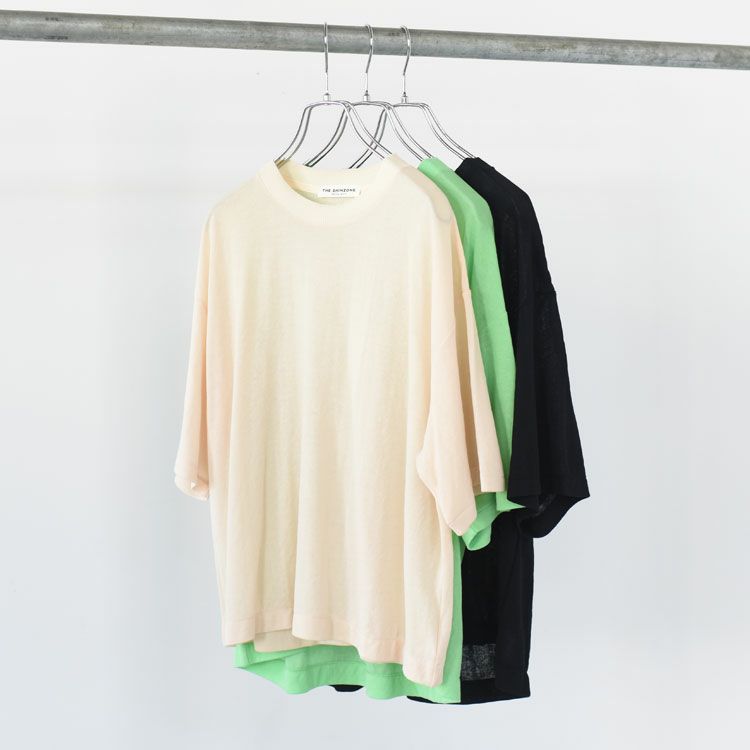 SHEER GAUZE HALF SLEEVE TEE シアーガーゼハーフスリーブTシャツ