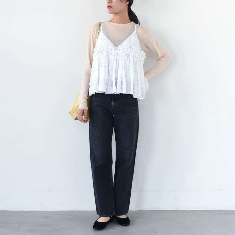 SHEER GAUZE LONG SLEEVE TEE シアーガーゼロングスリーブTシャツ