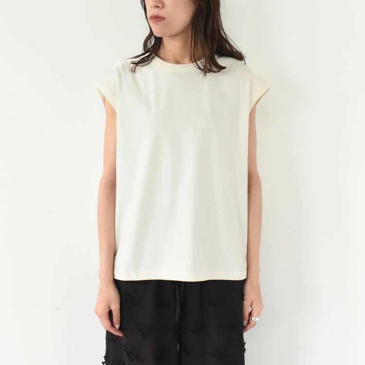 SALE 30％OFF】Cotton Jersey Sleeveless Tee コットンジャージー