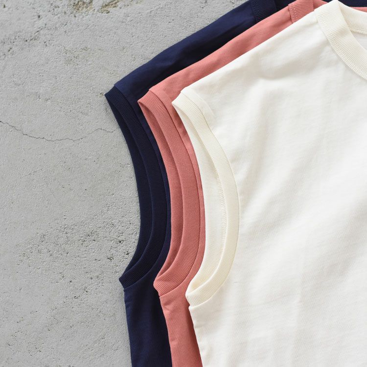 Cotton Jersey Sleeveless Tee コットンジャージー スリーブレスTシャツ