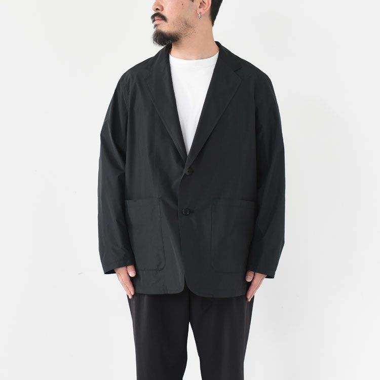 RECYCLED POLYESTER×SILK TAFFETA STROLL AROUND JACKET リサイクルポリエステル×シルクタフタ / ストロールアラウンドジャケット