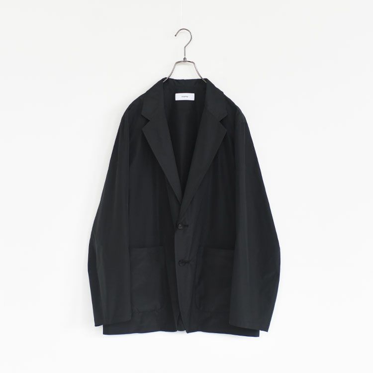 RECYCLED POLYESTER×SILK TAFFETA STROLL AROUND JACKET リサイクルポリエステル×シルクタフタ / ストロールアラウンドジャケット