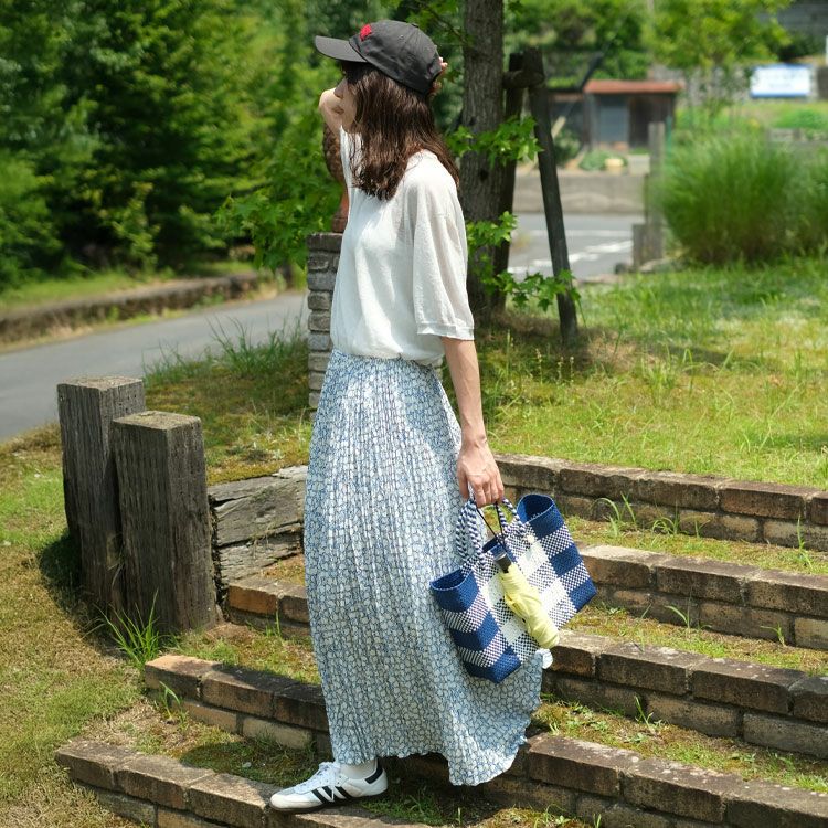 SALE 30％OFF】PORTO PRINT SKIRT ポルトプリントスカート/THE