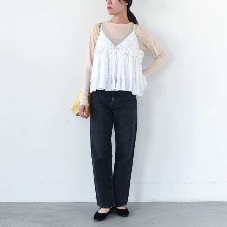 3D embroidery camisole 3Dエンブロイダリーキャミソール