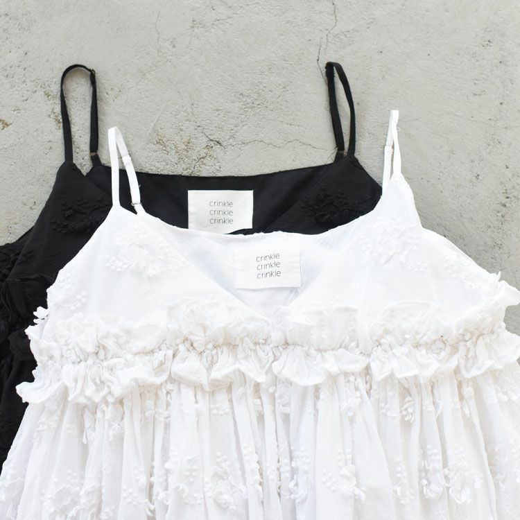 3D embroidery camisole 3Dエンブロイダリーキャミソール