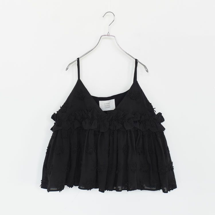 3D embroidery camisole 3Dエンブロイダリーキャミソール