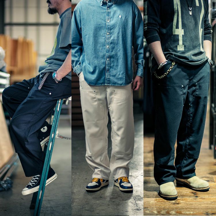 DOUBLE KNEE TROUSERS ダブルニートラウザーズ