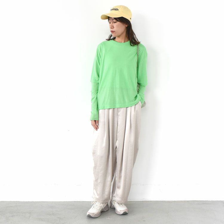 satin wide cargo PT サテンワイドカーゴパンツ