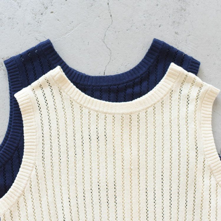 pattern knitting 2way vest パターンニッティング2WAYベスト