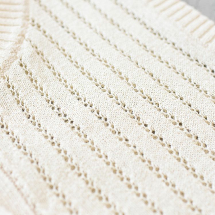pattern knitting 2way vest パターンニッティング2WAYベスト