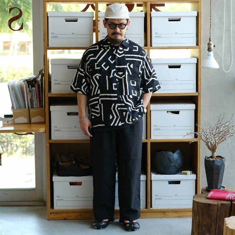 LINEN TROPICAL OPEN COLLAR S/S SHIRT リネントロピカル / オープンカラーS/Sシャツ