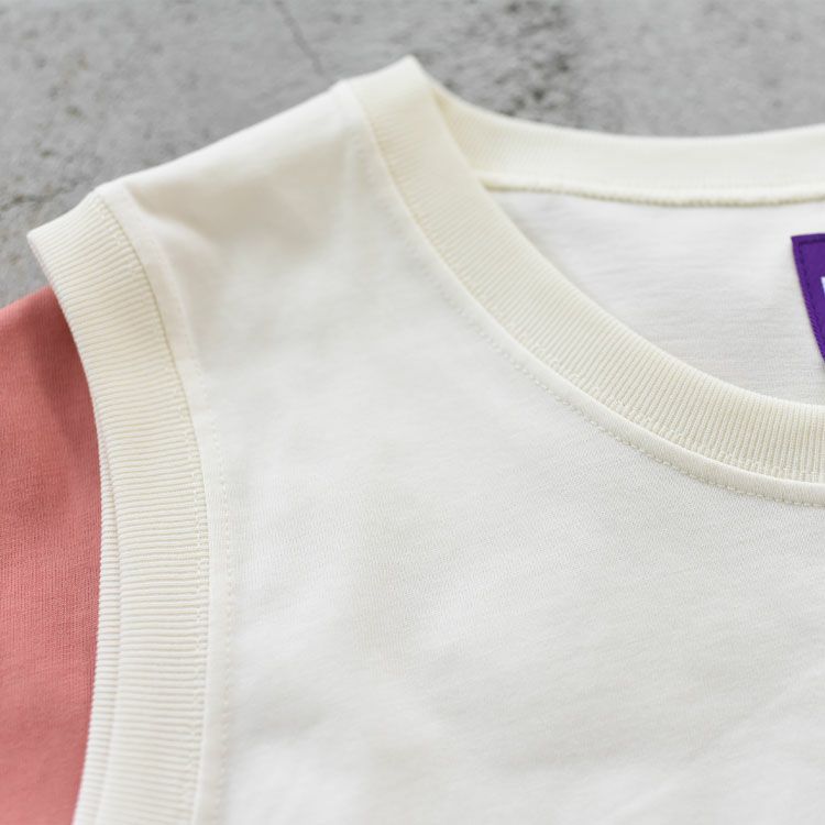 Cotton Jersey Sleeveless Flared Dress コットンジャージー スリーブレスドレス