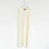 Cotton Jersey Sleeveless Flared Dress コットンジャージー スリーブレスドレス