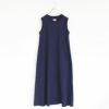 Cotton Jersey Sleeveless Flared Dress コットンジャージー スリーブレスドレス