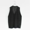 wide V neck vest ワイドVネックベスト