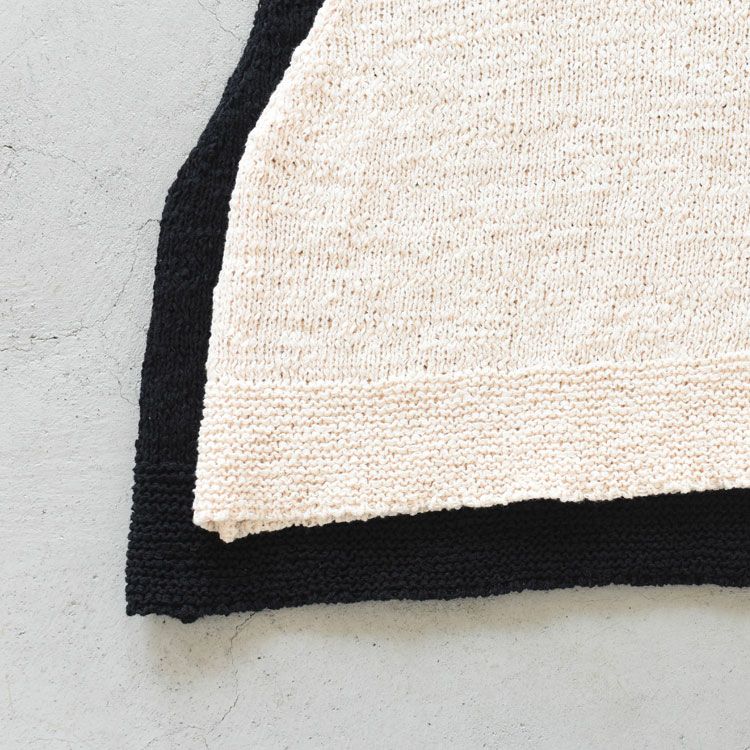 crew neck short vest クルーネックショートベスト