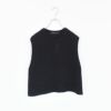 crew neck short vest クルーネックショートベスト