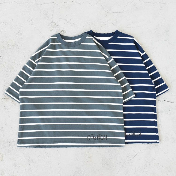 DAMAGE BORDER S/S TEE ダメージボーダーショートスリーブTシャツ