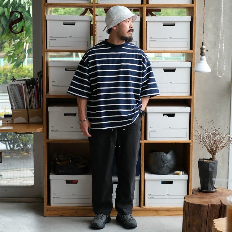 DAMAGE BORDER S/S TEE ダメージボーダーショートスリーブTシャツ