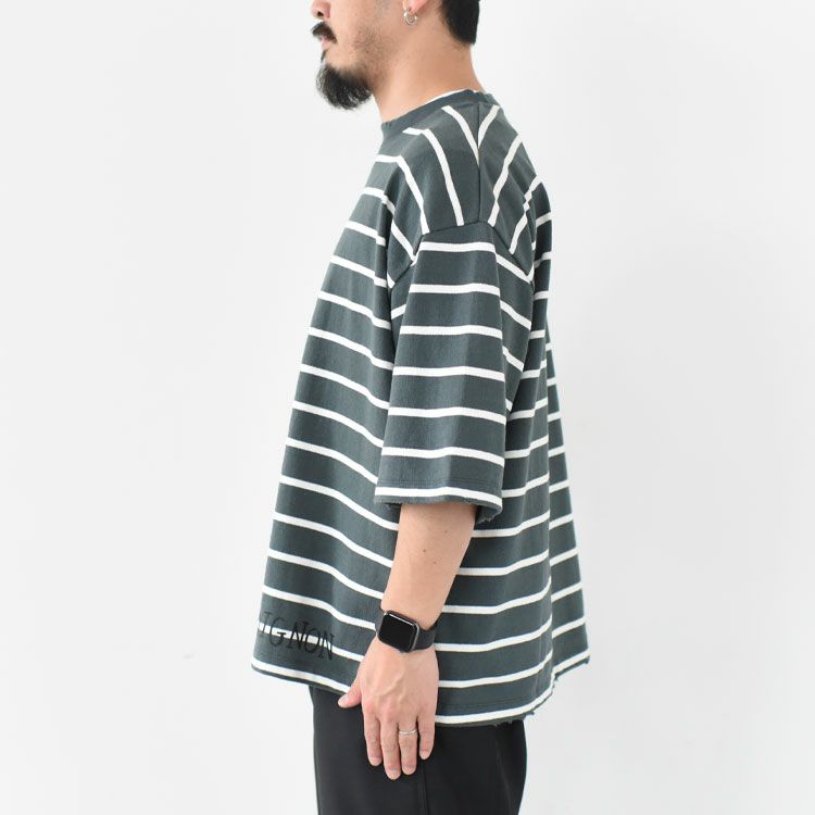 DAMAGE BORDER S/S TEE ダメージボーダーショートスリーブTシャツ