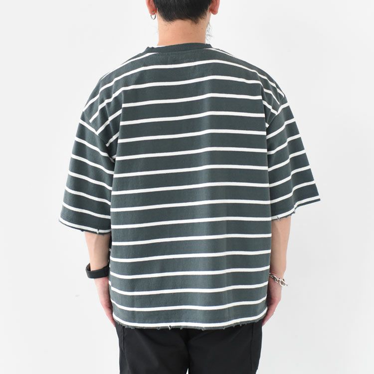 DAMAGE BORDER S/S TEE ダメージボーダーショートスリーブTシャツ