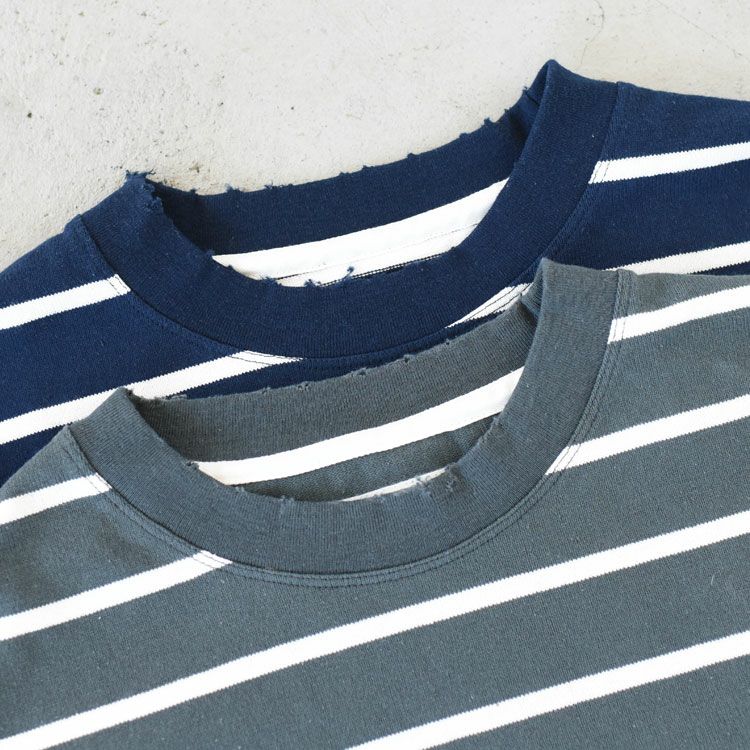 DAMAGE BORDER S/S TEE ダメージボーダーショートスリーブTシャツ