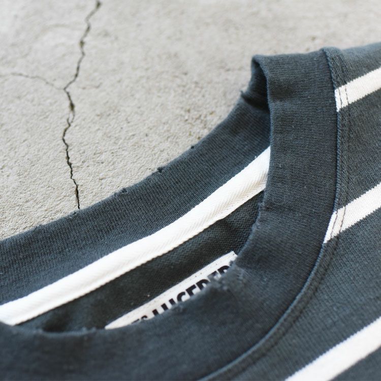 DAMAGE BORDER S/S TEE ダメージボーダーショートスリーブTシャツ