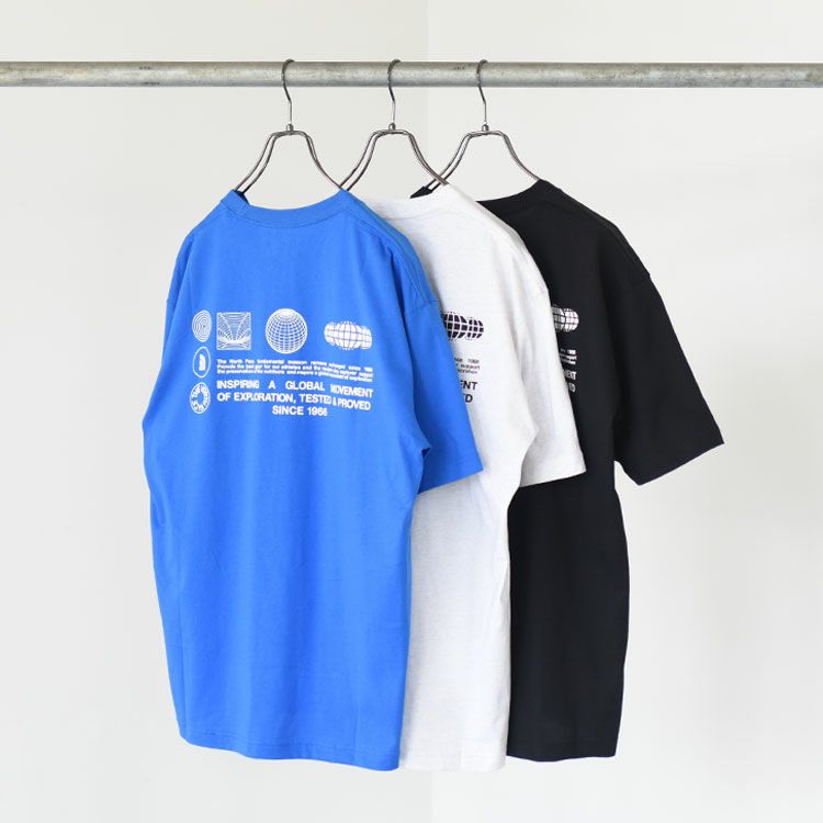 S/S GLOBE GRID TEE ショートスリーブフラッシュドライグローブグリッドコットンティー