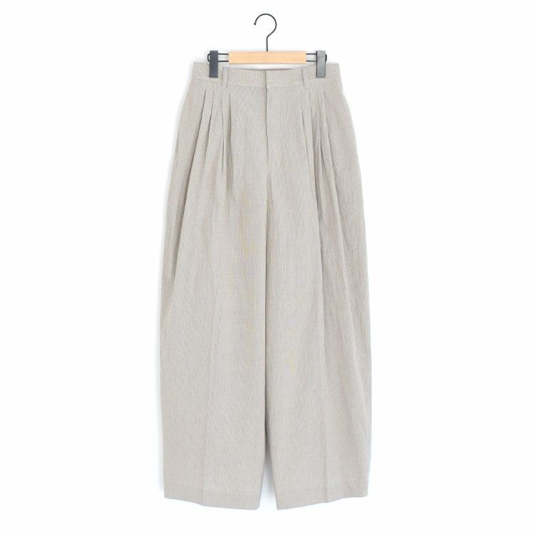 Check Tuck Pants チェックタックパンツ
