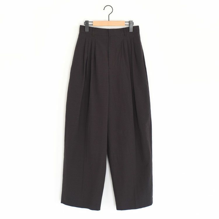Check Tuck Pants チェックタックパンツ