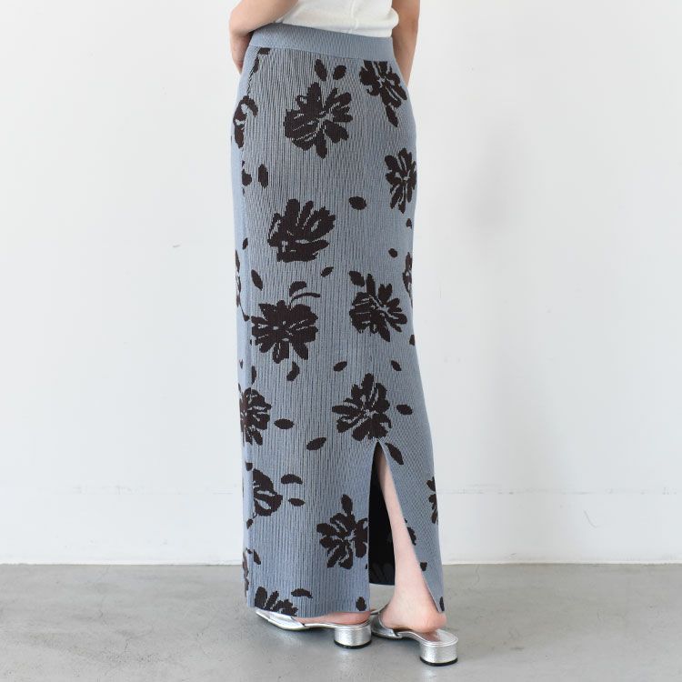 Botanical Knit Skirt ボタニカルニットスカート
