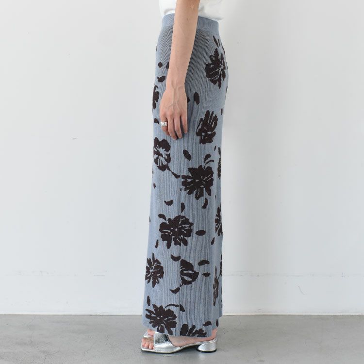Botanical Knit Skirt ボタニカルニットスカート