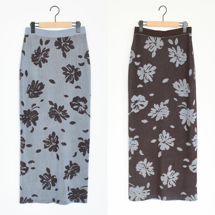Botanical Knit Skirt ボタニカルニットスカート