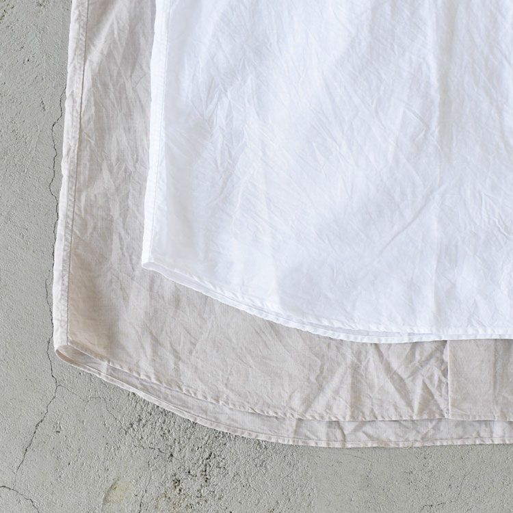 ROLL UP LINEN COTTON SHIRT ロールアップリネンコットンシャツ