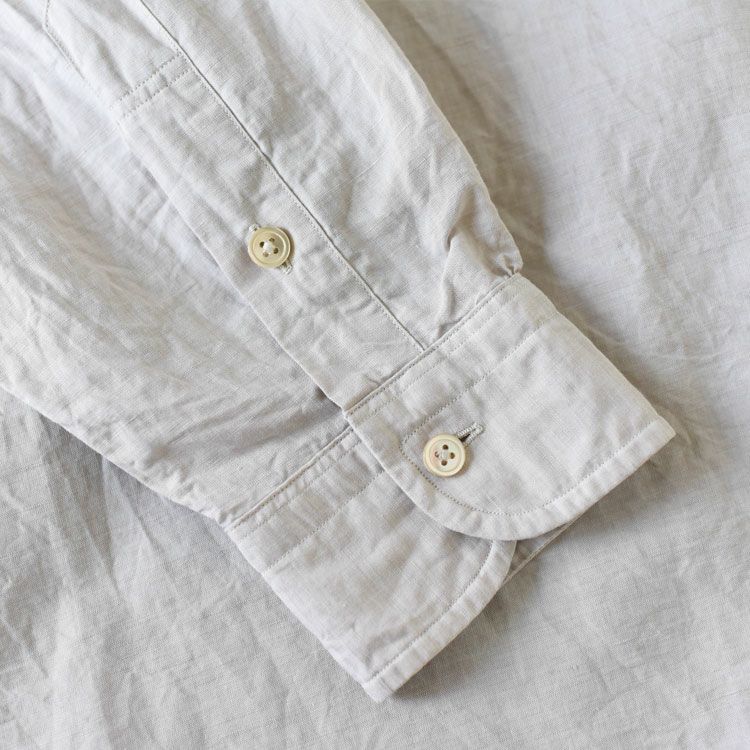 ROLL UP LINEN COTTON SHIRT ロールアップリネンコットンシャツ