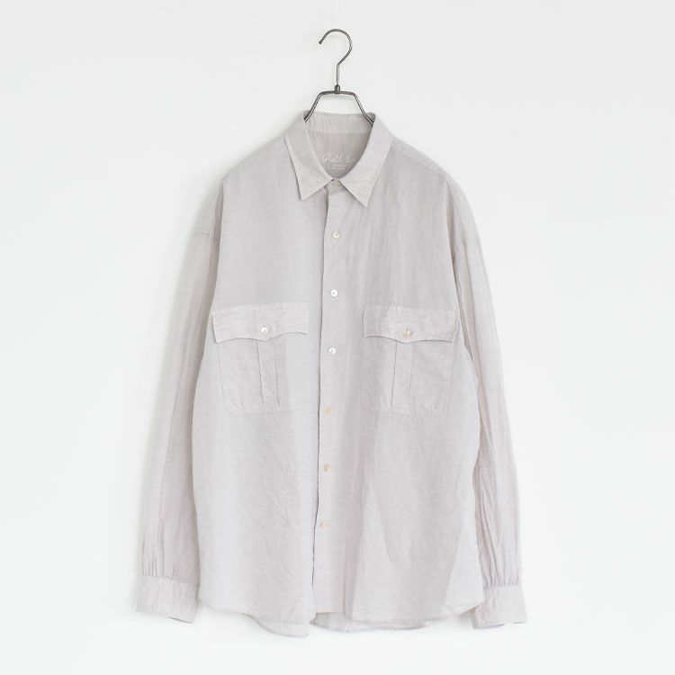 ROLL UP LINEN COTTON SHIRT ロールアップリネンコットンシャツ