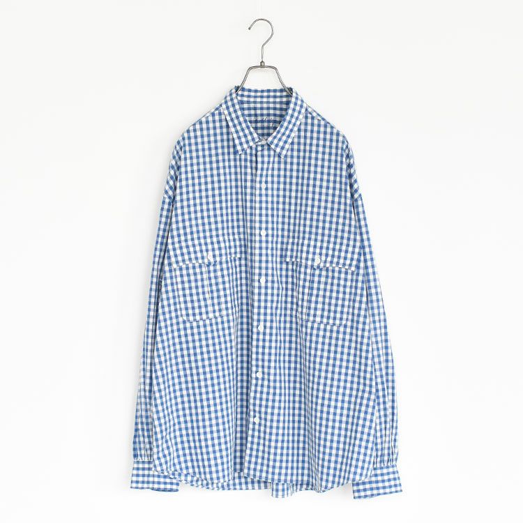 ROLL UP GINGHAM CHECK SHIRT ロールアップギンガムチェックシャツ