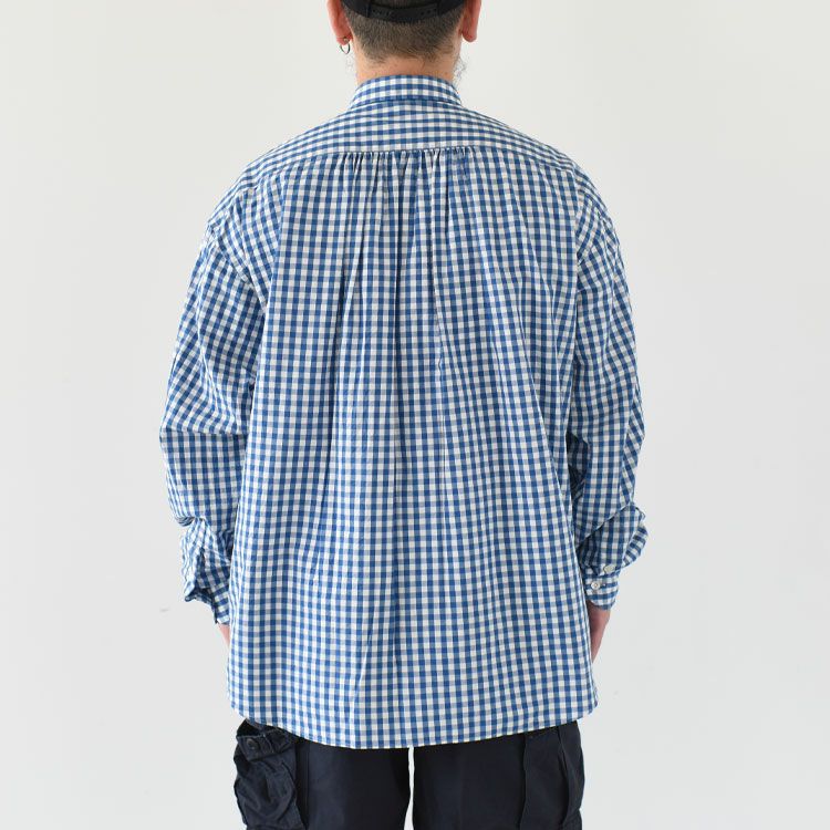 ROLL UP GINGHAM CHECK SHIRT ロールアップギンガムチェックシャツ