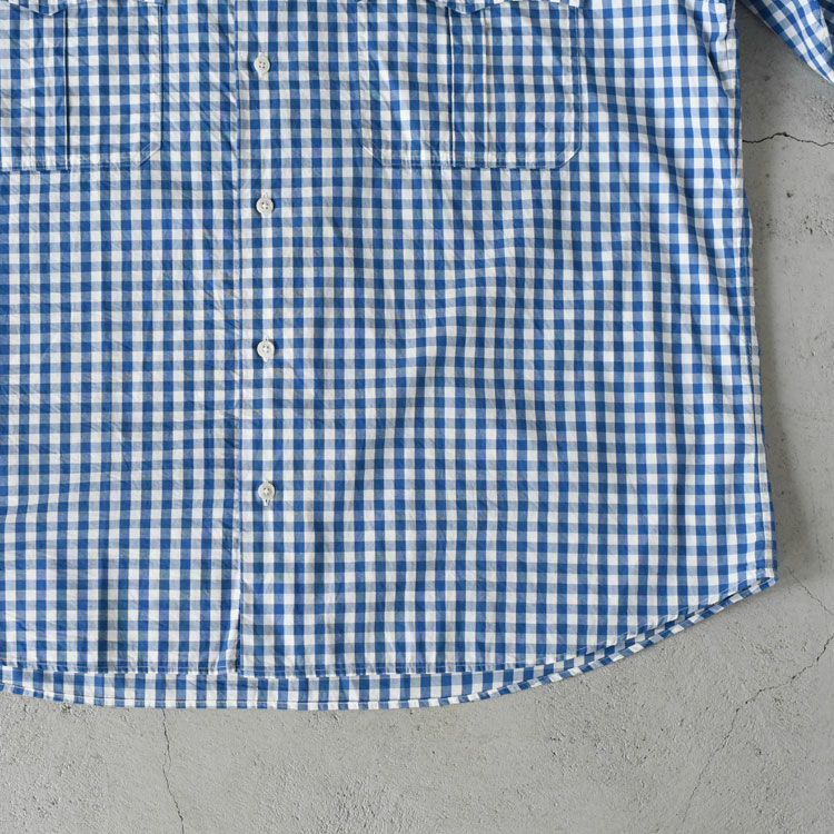 ROLL UP GINGHAM CHECK SHIRT ロールアップギンガムチェックシャツ