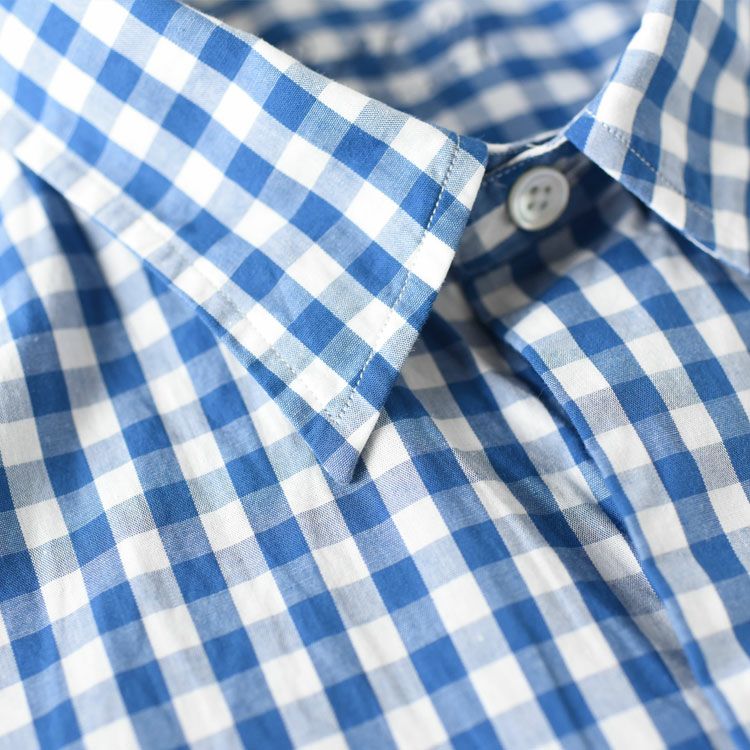 ROLL UP GINGHAM CHECK SHIRT ロールアップギンガムチェックシャツ